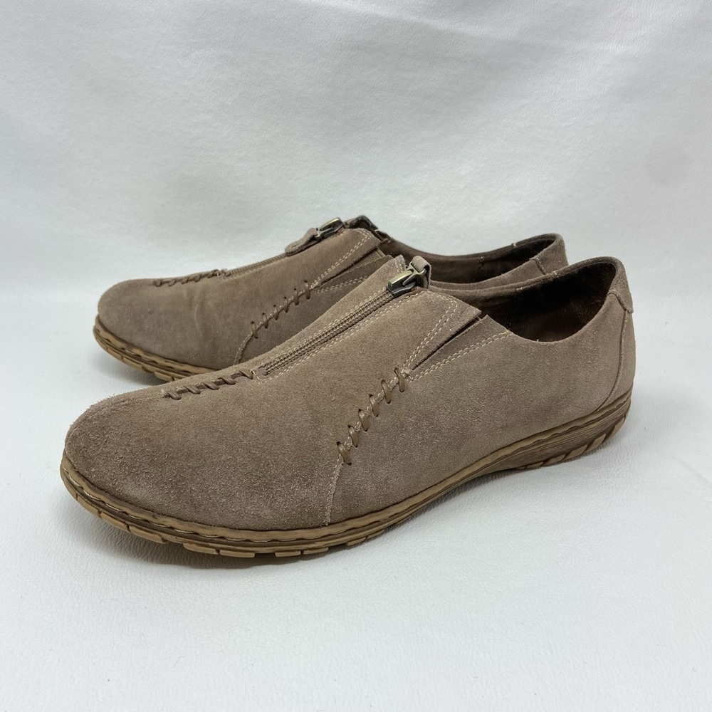 Natural Soul By Naturalizer Women’s Light Brown Suede Loafers Size 10M